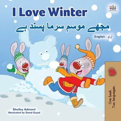 Iubesc iarna (carte bilingvă engleză - urdu pentru copii) - I Love Winter (English Urdu Bilingual Book for Kids)