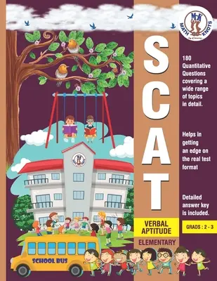 Aptitudinea verbală SCAT: SCAT- Elementar - Atitudine verbală - SCAT Verbal Aptitude: SCAT- Elementary - Verbal Aptitude
