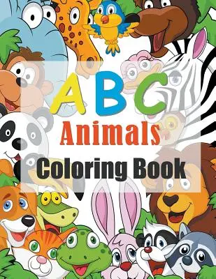 ABC Animale: Carte de colorat pentru copii - ABC Animals: Kids Coloring Book