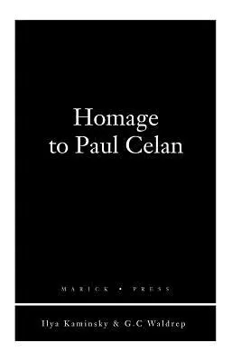 Omagiu lui Paul Celan - Homage to Paul Celan