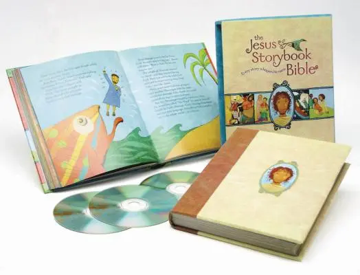 The Jesus Storybook Bible Deluxe Edition: Cu CD-uri [With Read Along] - The Jesus Storybook Bible Deluxe Edition: With CDs [With Read Along]