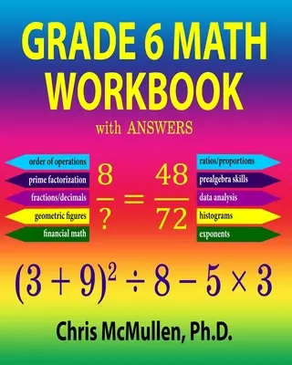 Caiet de lucru de matematică pentru clasa a 6-a cu răspunsuri - Grade 6 Math Workbook with Answers