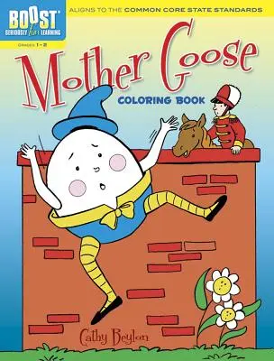 Cartea de colorat Mama Gâscă - Mother Goose Coloring Book