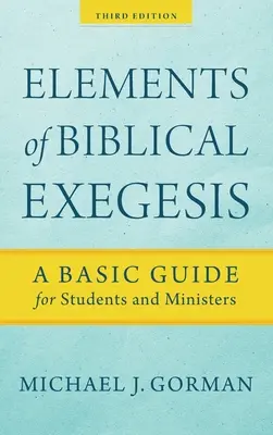 Elemente de exegeză biblică - Elements of Biblical Exegesis