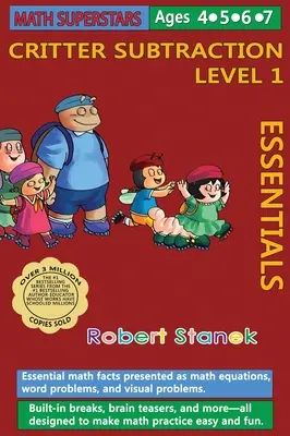 Math Superstars Subtraction Level 1, Library Hardcover Edition: Fapte esențiale de matematică pentru vârstele 4 - 7 - Math Superstars Subtraction Level 1, Library Hardcover Edition: Essential Math Facts for Ages 4 - 7