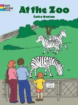 La grădina zoologică Carte de colorat - At the Zoo Coloring Book