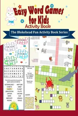 Jocuri de cuvinte ușoare pentru copii Carte de activități - Easy Word Games for Kids Activity Book