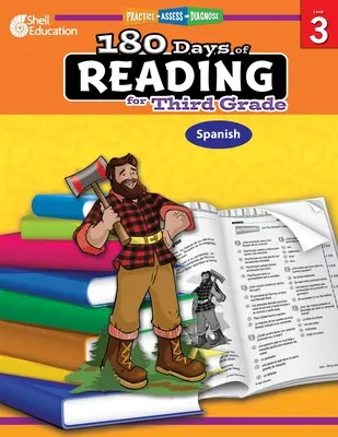 180 de zile de lectură pentru clasa a treia (spaniolă): Practică, evaluare, diagnosticare - 180 Days of Reading for Third Grade (Spanish): Practice, Assess, Diagnose