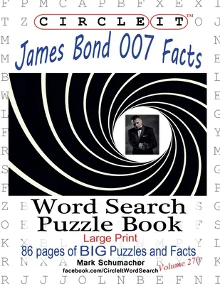Circle It, James Bond 007 fapte, Căutare în cuvinte, Carte puzzle - Circle It, James Bond 007 Facts, Word Search, Puzzle Book