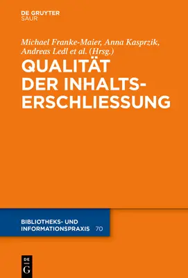 Calitatea în dezvoltarea conținutului - Qualitt in der Inhaltserschlieung
