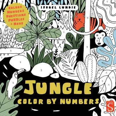 Jungla de colorat după numere - Jungle Color by Numbers