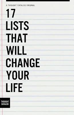 17 liste care îți vor schimba viața - 17 Lists That Will Change Your Life