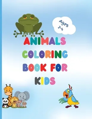 Carte de colorat animale pentru copii - Animals coloring book for kids