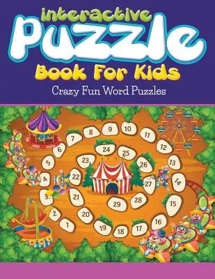 Carte Interactivă De Puzzle Pentru Copii: Puzzle-uri de cuvinte nebunești și distractive - Interactive Puzzle Book For Kids: Crazy Fun Word Puzzles