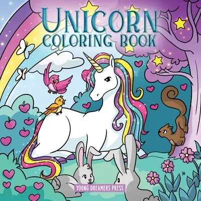 Unicorn Carte de colorat: Pentru copii de 4-8 ani - Unicorn Coloring Book: For Kids Ages 4-8