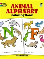 Cartea de colorat cu alfabetul animalelor - Animal Alphabet Coloring Book