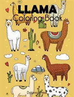 Cartea de colorat Llama - Llama Coloring Book