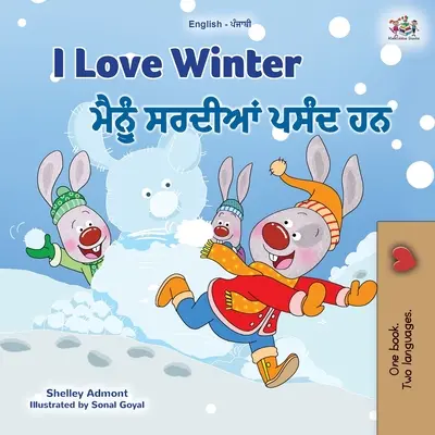 Iubesc iarna (carte bilingvă pentru copii în limba engleză și punjabi - Gurmukhi) - I Love Winter (English Punjabi Bilingual Children's Book - Gurmukhi)