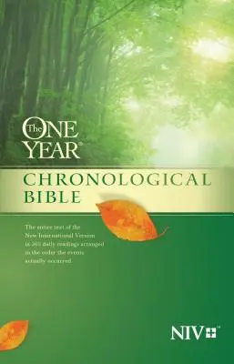 Biblia cronologică de un an-NIV - One Year Chronological Bible-NIV