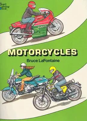 Motociclete de colorat - Motorcycles Coloring Book