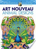 Creative Haven Art Nouveau Animal Designs Carte de colorat - Creative Haven Art Nouveau Animal Designs Coloring Book