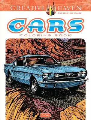 Carte de colorat Creative Haven Cars - Creative Haven Cars Coloring Book
