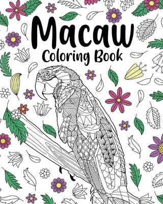 Macaw Carte de colorat - Macaw Coloring Book