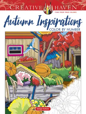 Creative Haven Inspirații de toamnă de colorat după număr - Creative Haven Autumn Inspirations Color by Number