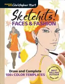 Sketchits! Fețe și modă: Desenați și completați 100+ șabloane color - Sketchits! Faces & Fashion: Draw and Complete 100+ Color Templates