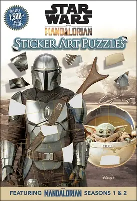 Star Wars: The Mandalorian Puzzle-uri cu autocolante - Star Wars: The Mandalorian Sticker Art Puzzles
