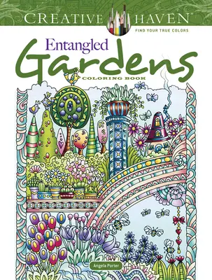 Carte de colorat Creative Haven Entangled Gardens - Creative Haven Entangled Gardens Coloring Book
