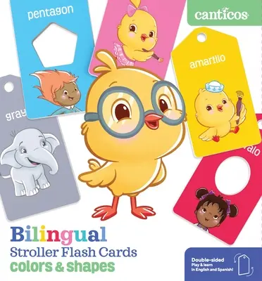 Bilingual Stroller Flash Cards: Culori și forme - Bilingual Stroller Flash Cards: Colors & Shapes