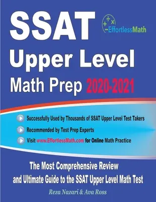 SSAT Upper Level Math Prep 2020-2021: Cea mai cuprinzătoare revizuire și ghidul final pentru testul SSAT Upper Level Math - SSAT Upper Level Math Prep 2020-2021: The Most Comprehensive Review and Ultimate Guide to the SSAT Upper Level Math Test