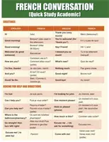 Conversație franceză: Quick Study Academic - French Conversation: Quick Study Academic