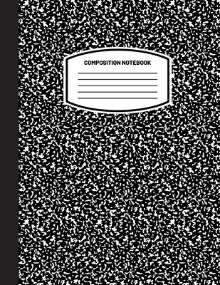 Caiet de compunere clasic: (8.5x11) Wide Ruled Lined Paper Notebook Journal (Black) (Notebook for Kids, Teens, Students, Adults) Back to School a - Classic Composition Notebook: (8.5x11) Wide Ruled Lined Paper Notebook Journal (Black) (Notebook for Kids, Teens, Students, Adults) Back to School a