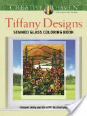Cartea de colorat Creative Haven Tiffany Designs Stained Glass - Creative Haven Tiffany Designs Stained Glass Coloring Book
