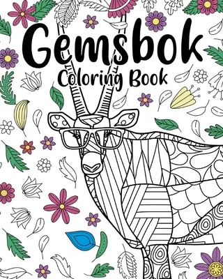 Gemsbok Carte de colorat - Gemsbok Coloring Book