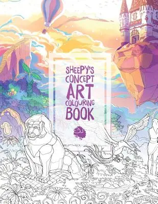 Cartea de colorat MrSuicideSheep's Concept Art - MrSuicideSheep's Concept Art Colouring Book