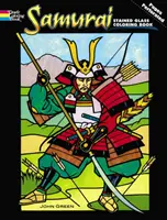 Samurai - Carte de colorat din vitralii - Samurai Stained Glass Coloring Book