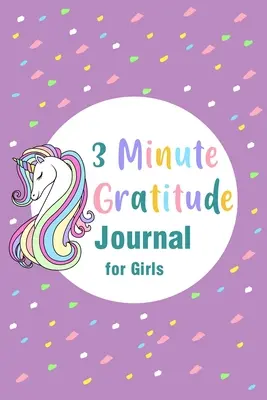 Jurnal de recunoștință de 3 minute pentru fete - 3 Minute Gratitude Journal for Girls