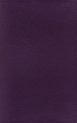 Nrsv, Biblie personală cu caractere mari și apocrife, piele de capră premium, mov, Premier Collection, margini ale paginilor imprimate, Comfort Print - Nrsv, Personal Size Large Print Bible with Apocrypha, Premium Goatskin Leather, Purple, Premier Collection, Printed Page Edges, Comfort Print