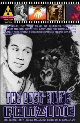 The Lost Films Fanzine #5: (Alb și negru/Copertă variantă B) - The Lost Films Fanzine #5: (Black and White/Variant Cover B)