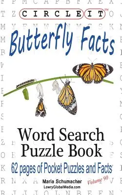 Circle It, fapte despre fluturi, căutare în cuvinte, carte puzzle - Circle It, Butterfly Facts, Word Search, Puzzle Book
