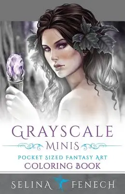 Grayscale Minis - Pocket Sized Fantasy Art Carte de colorat - Grayscale Minis - Pocket Sized Fantasy Art Coloring Book
