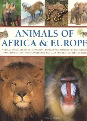 Animale din Africa și Europa: A Visual Encyclopedia of Amphibians, Reptiles and Mammals in the Asian and Australasian Continents, with Over 350 Illu - Animals of Africa and Europe: A Visual Encyclopedia of Amphibians, Reptiles and Mammals in the Asian and Australasian Continents, with Over 350 Illu