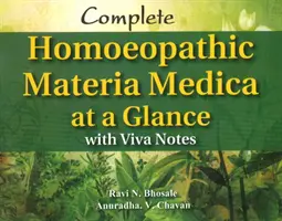 Materia medicală homeopatică completă într-o privire de ansamblu - cu note Viva - Complete Homoeopathic Materia Medica at a Glance - with Viva Notes