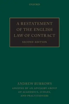 O reformulare a legii engleze a contractelor - A Restatement of the English Law of Contract