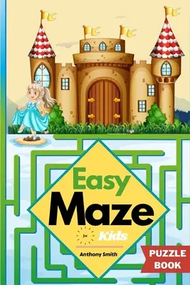 Labirint ușor pentru copii - 50 de puzzle-uri labirint pentru copii de 4-8 ani, 8-12 ani - Easy Maze For Kids - 50 Maze Puzzles For Kids Ages 4-8, 8-12