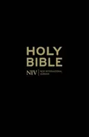 Biblia NIV Populară cu referințe încrucișate din piele neagră - NIV Popular Cross-Reference Black Leather Bible