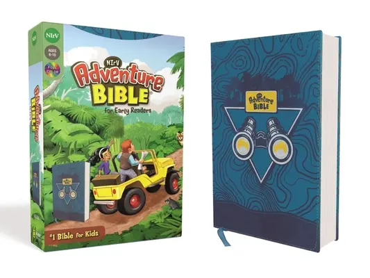 Nirv, Biblie de aventură pentru cititorii timpurii, Leathersoft, Albastru, Full Color - Nirv, Adventure Bible for Early Readers, Leathersoft, Blue, Full Color